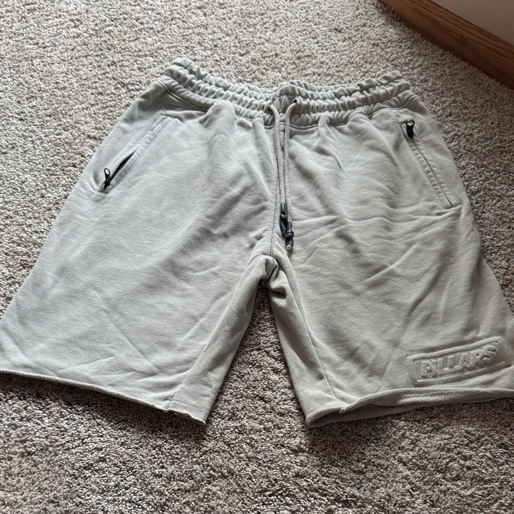 Pillars Stylish Men's Athletic Shorts in Light Tan Khaki. - Picture 1 of 6